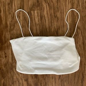 White Crop Tank!